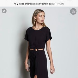 ISO - Good American Dreamy dress with ring cutout size 3 or 4